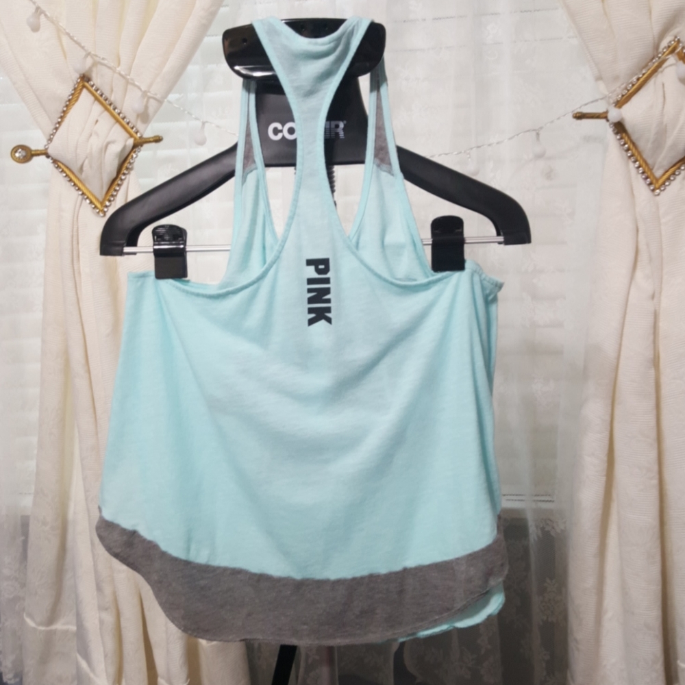 PINK Racer back workout tank - Picture 4 of 5